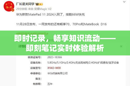 即时记录，畅享知识流动——即刻笔记实时体验解析