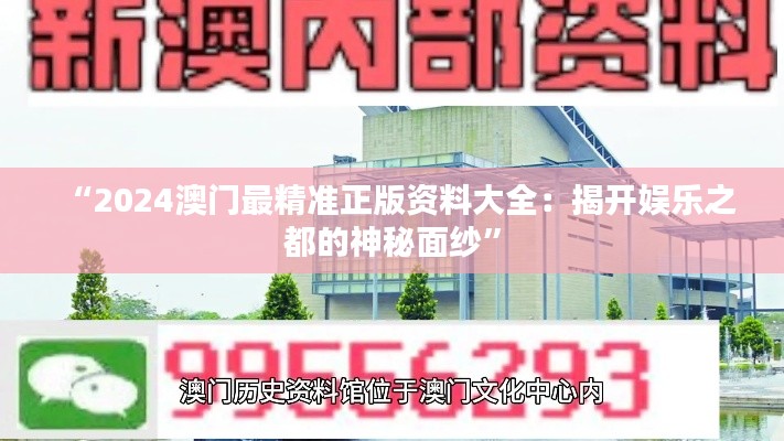 “2024澳门最精准正版资料大全：揭开娱乐之都的神秘面纱”