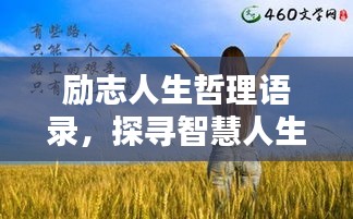 励志人生哲理语录，探寻智慧人生的秘密之道