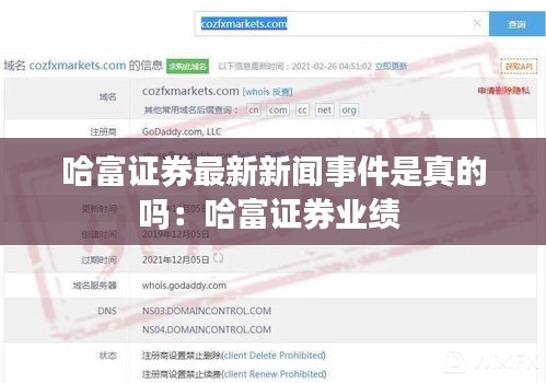 哈富证券最新新闻事件是真的吗：哈富证券业绩 
