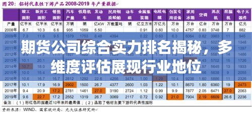 期货公司综合实力排名揭秘，多维度评估展现行业地位
