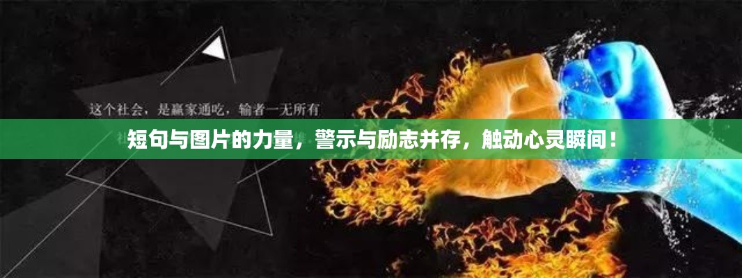 短句与图片的力量，警示与励志并存，触动心灵瞬间！