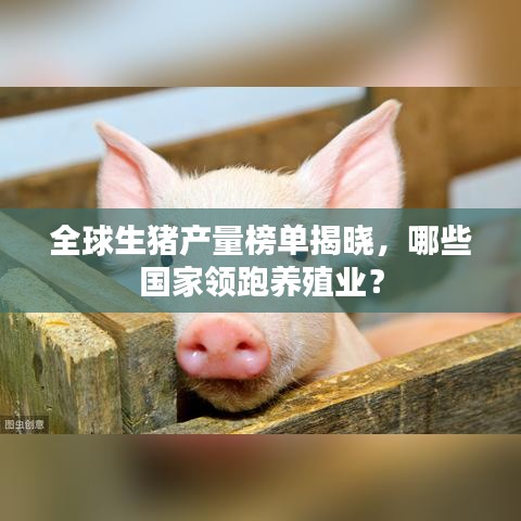 全球生猪产量榜单揭晓，哪些国家领跑养殖业？