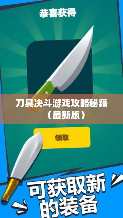 刀具决斗游戏攻略秘籍（最新版）