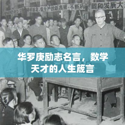 华罗庚励志名言，数学天才的人生箴言