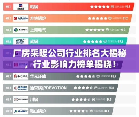厂房采暖公司行业排名大揭秘，行业影响力榜单揭晓！