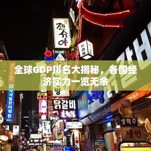全球GDP排名大揭秘，各国经济实力一览无余