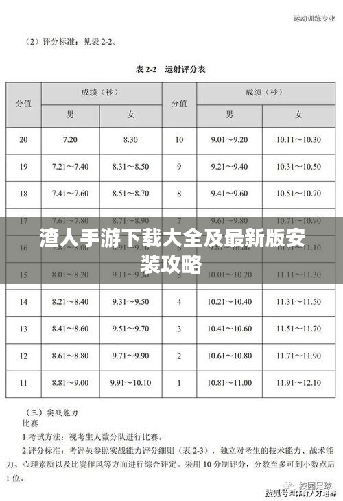 渣人手游下载大全及最新版安装攻略
