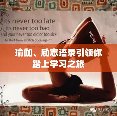 瑜伽、励志语录引领你踏上学习之旅