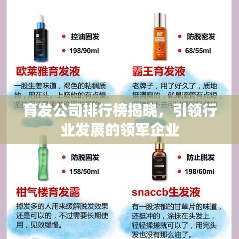 育发公司排行榜揭晓，引领行业发展的领军企业