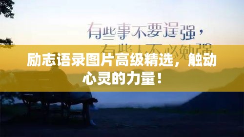 励志语录图片高级精选，触动心灵的力量！