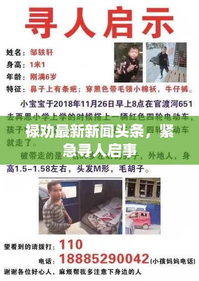 禄劝最新新闻头条，紧急寻人启事