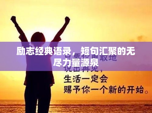 励志经典语录，短句汇聚的无尽力量源泉