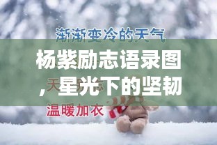 杨紫励志语录图，星光下的坚韧与奋斗之路